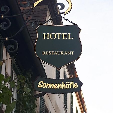Hotel & Restaurant Sonnenhoefle ซอมเมอร์เฮาเซน ภายนอก รูปภาพ